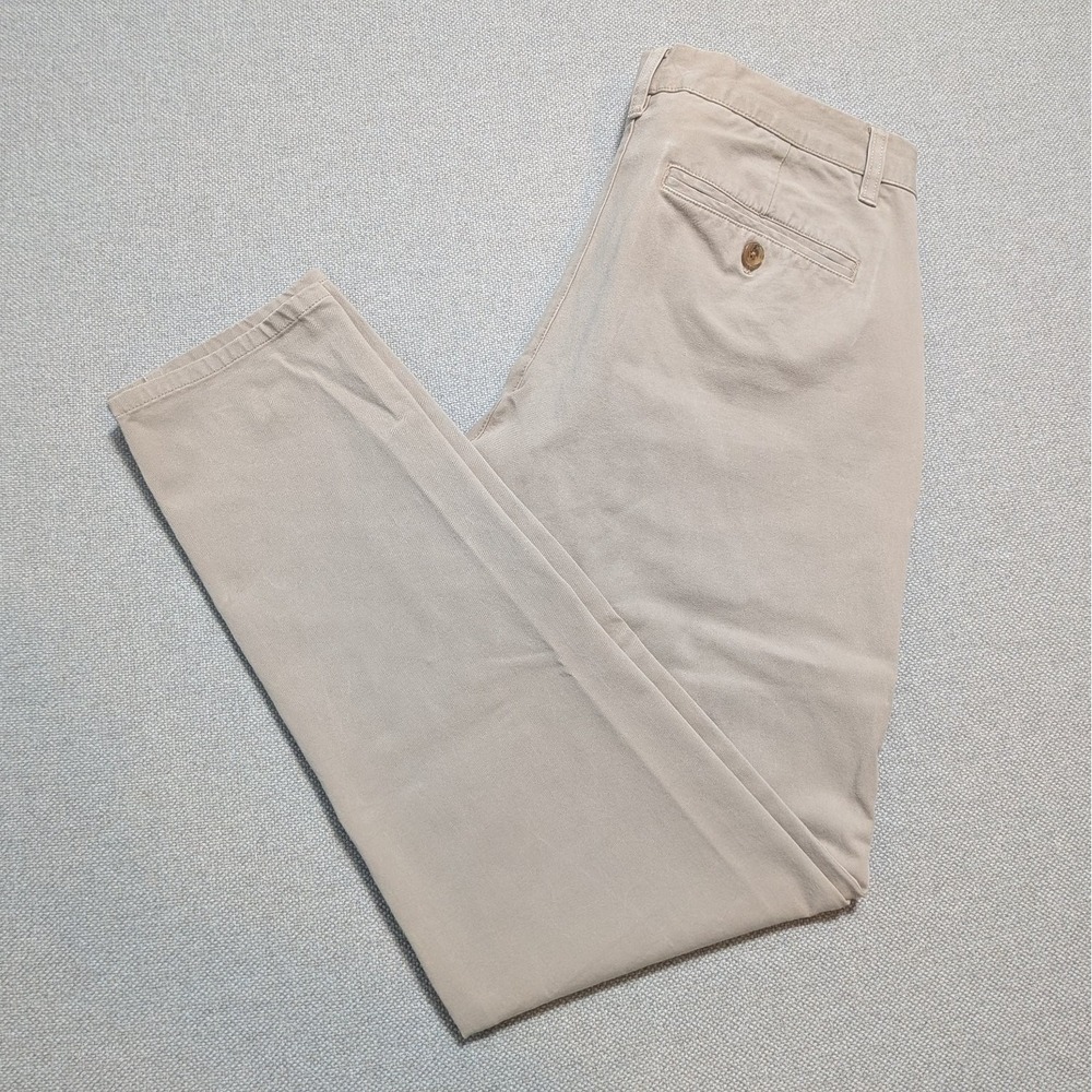 BONOBOS Men's 31x32 Khaki Chino Pants Cotton Stretch Slim Taper